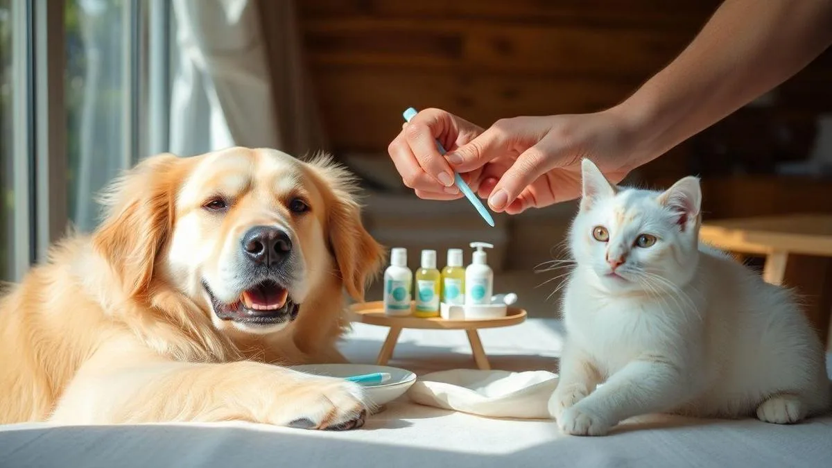 Importância da Higiene Bucal em Cães e Gatos Idosos Importância da Higiene Bucal em Cães e Gatos Idosos