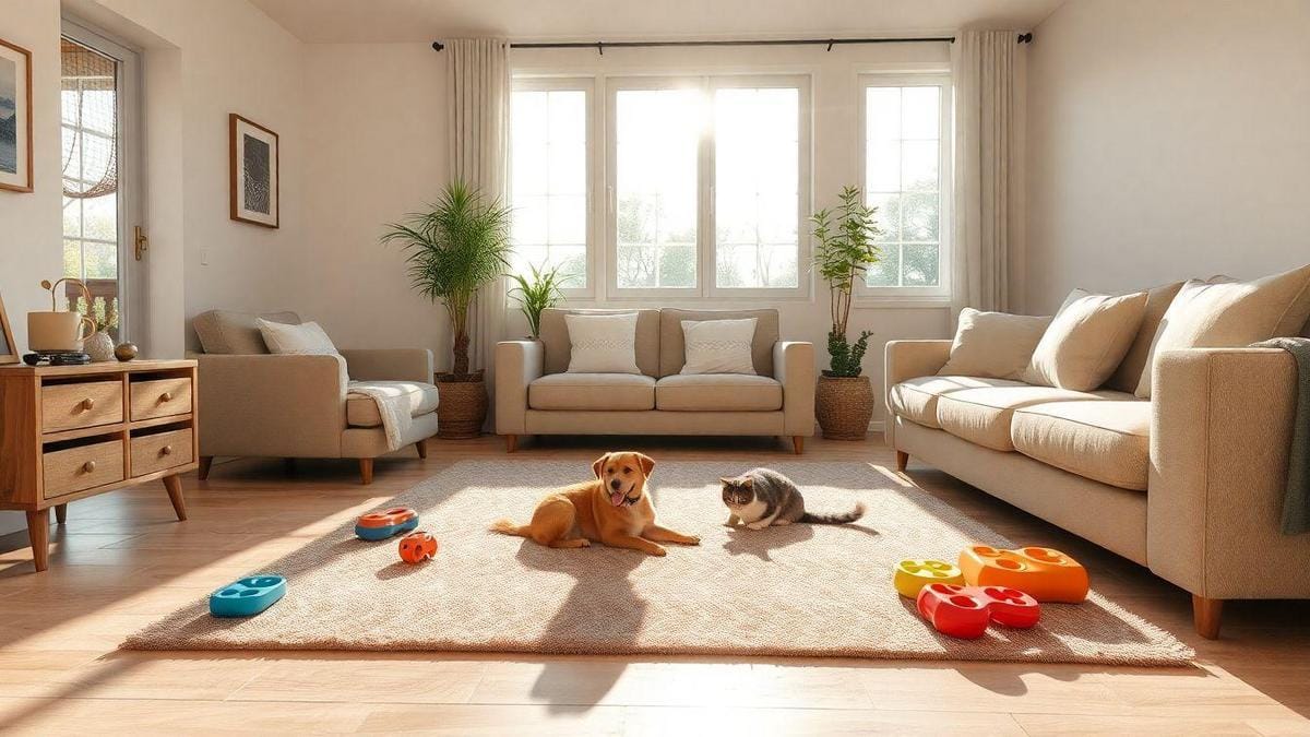 Adaptação para Pets em Ambientes com Tapete Novo Adaptação para Pets em Ambientes com Tapete Novo
