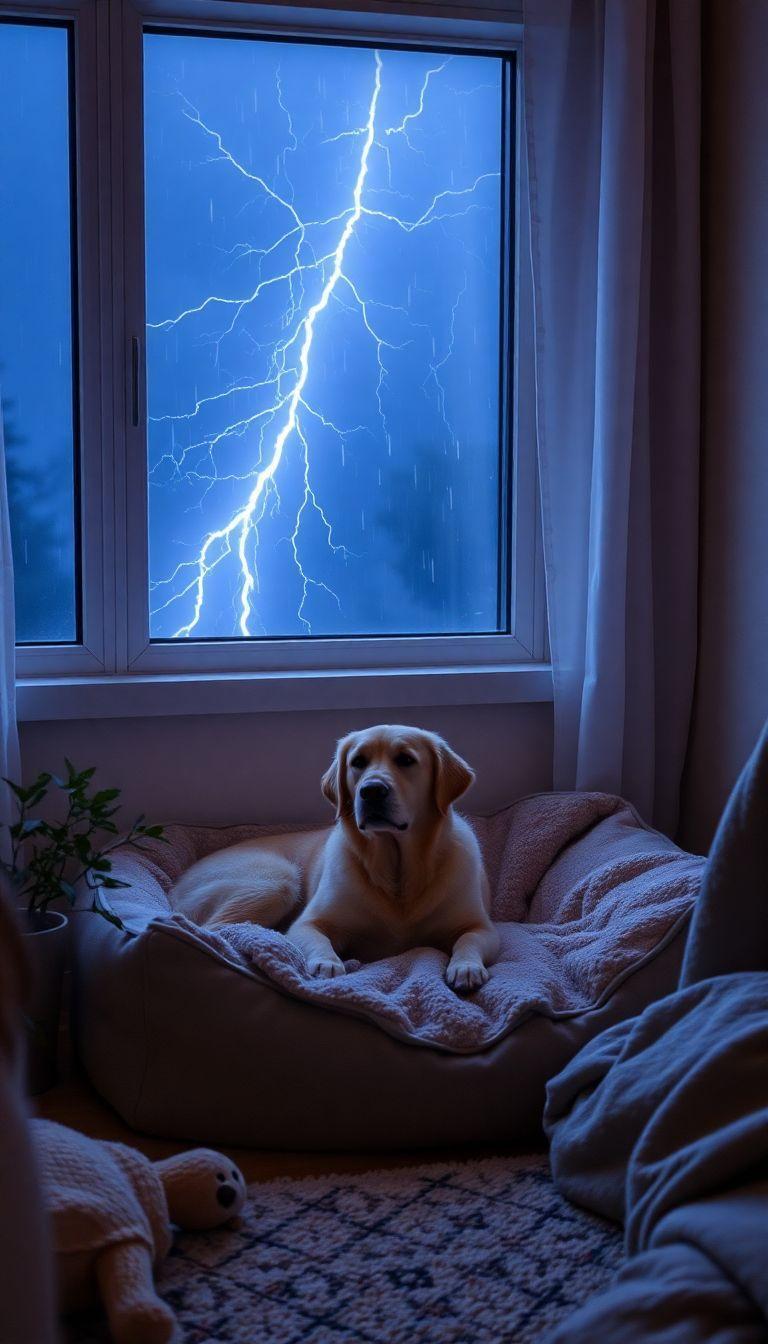 Descubra Como Proteger Seu Cão Idoso do Medo de Barulhos e Tempestades