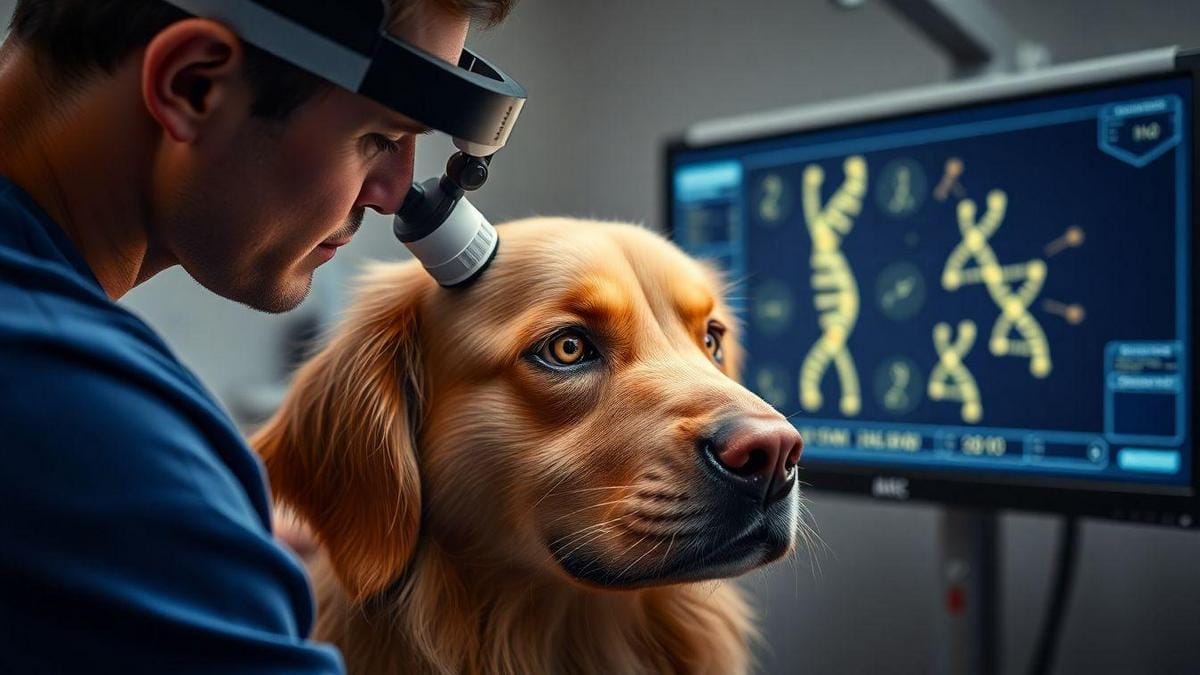 Causas e herança da atrofia progressiva da retina que afeta seu animal