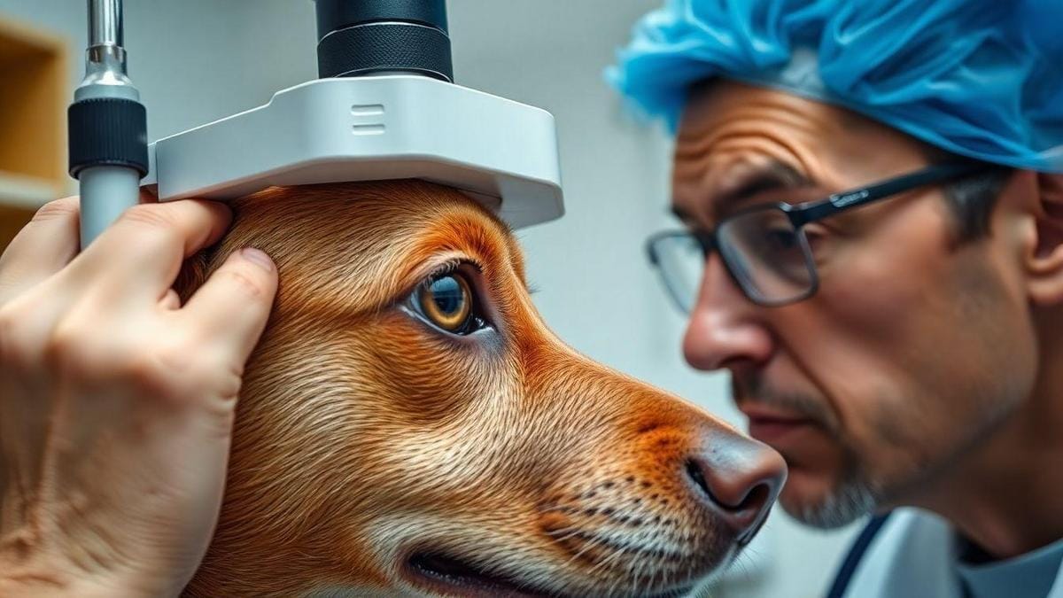Como identificar sinais iniciais de atrofia da retina no seu pet