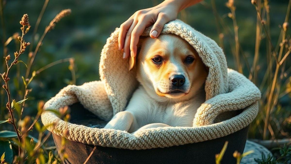 Cuidados pós-banho que promovem relaxamento e bem-estar animal
