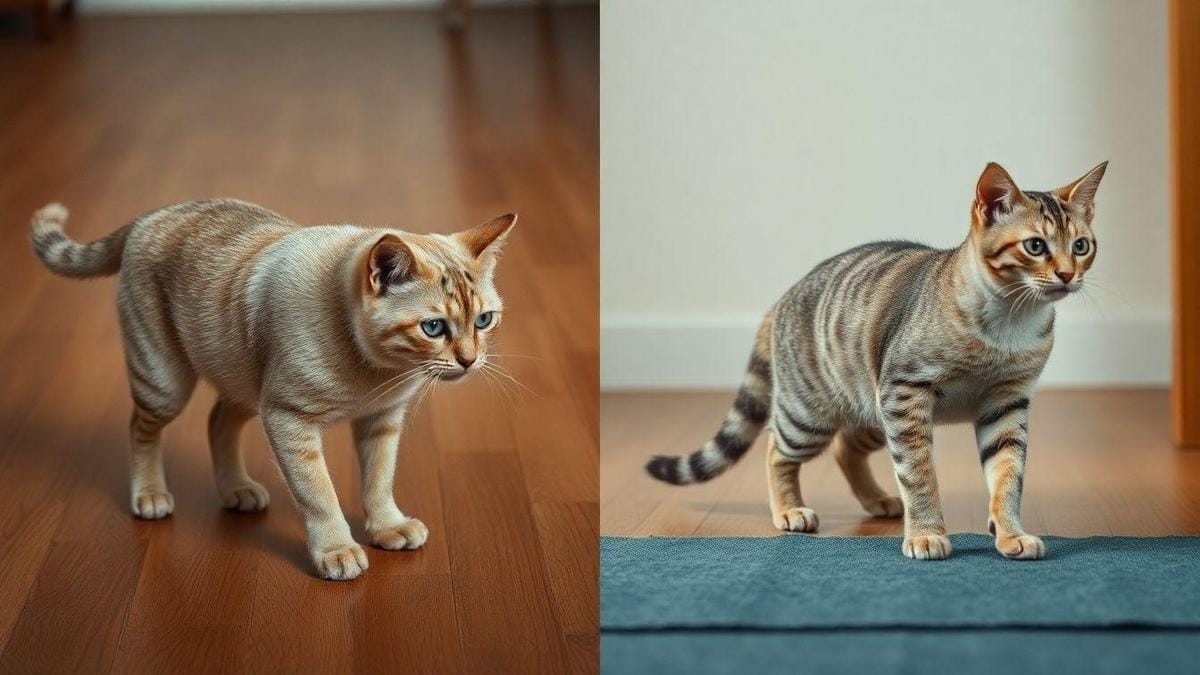 Diferenças entre quedas em cães idosos e dificuldade para andar em gatos idosos