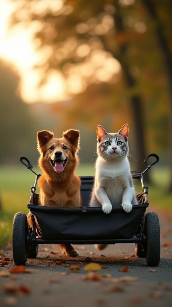 Carrinhos para pets com mobilidade reduzida: ajuda ou risco?