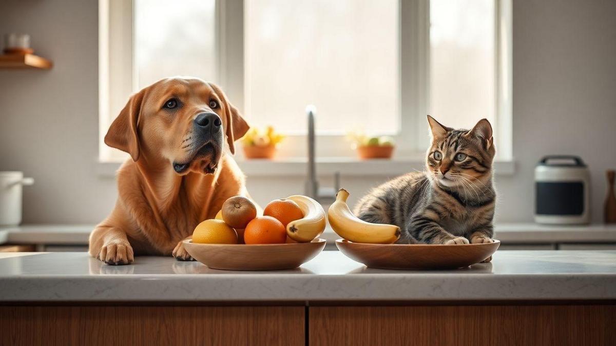 Como identificar frutas seguras e frutas tóxicas para cães e gatos idosos Frutas seguras benéficas para pets
