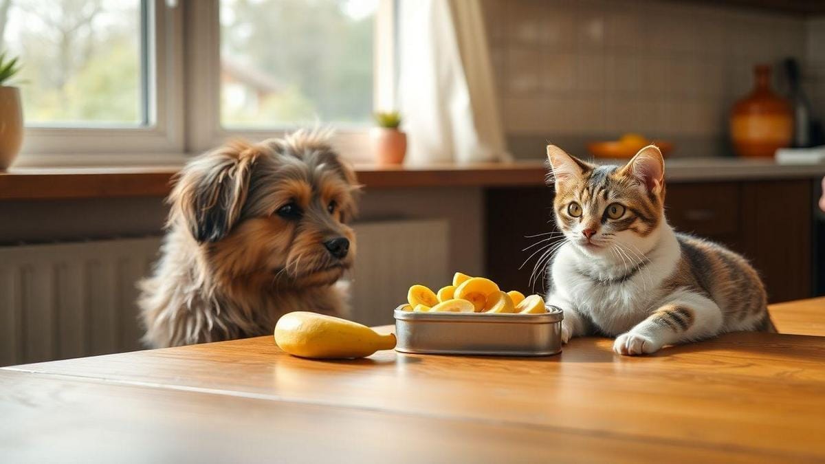 Como preparar e servir frutas para pets idosos
